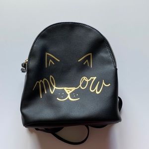 Mini Backpack Cat Purse (NWOT)
